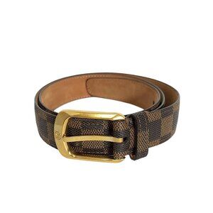 LOUIS VUITTON St. Tulle Ellipse Damier Ebene Damier - Belt 246-090125